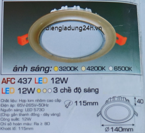 AFC 437 LED 12W