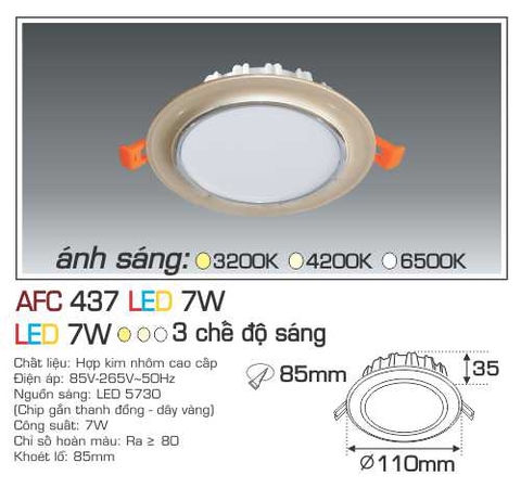 AFC 437 LED 7W