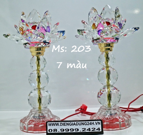 ĐÈN THỜ PHA LÊ CAO CẤP 203 - 7 MÀU