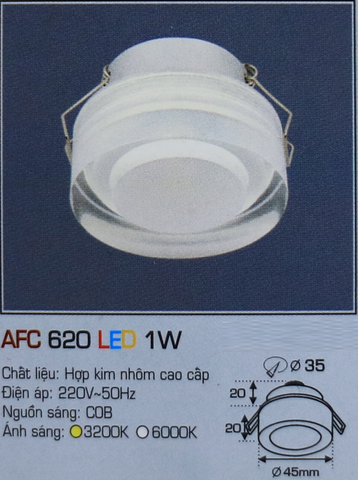 AFC 620 LED 1W
