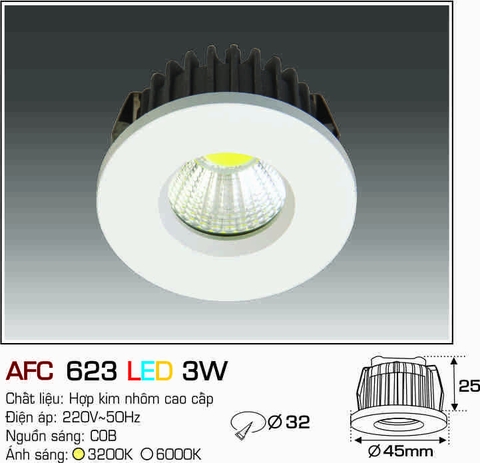 AFC 623 LED 3W