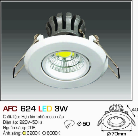 AFC 624 LED 3W