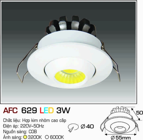 AFC 629 LED 3W