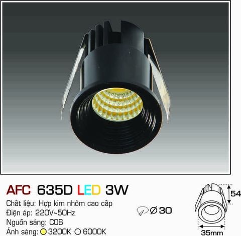 AFC 635D LED 3W