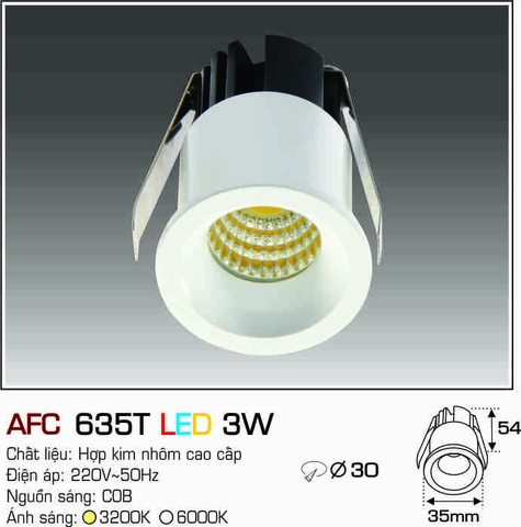 AFC 635T LED 3W