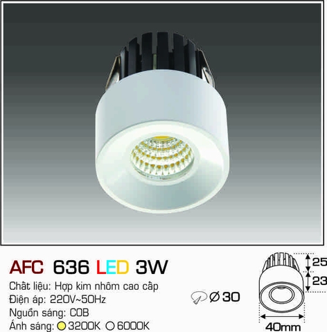 AFC 636 LED 3W