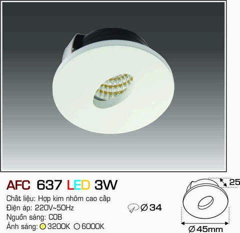 AFC 637 LED 3W