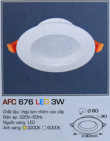 AFC 676 LED 3W