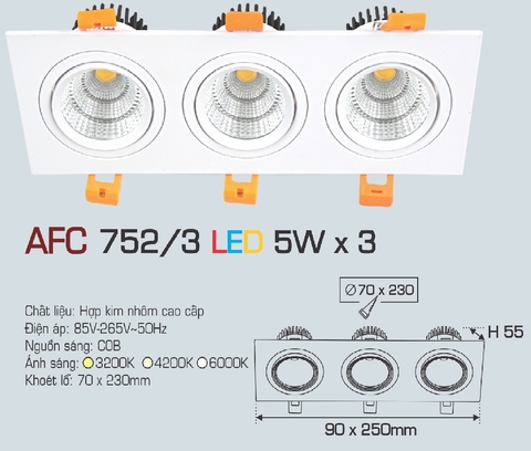 AFC 752/3 LED 5WX3