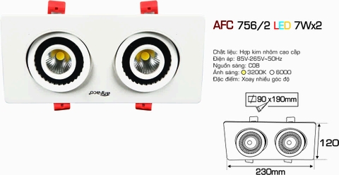 AFC 756/2 LED 7WX2