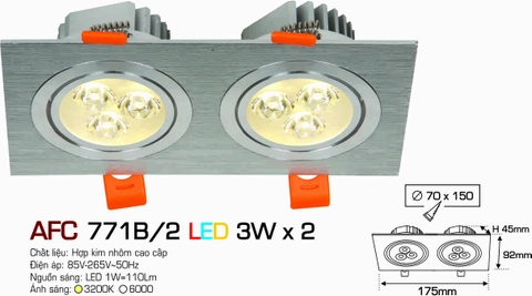 AFC 771B/2 LED 3W