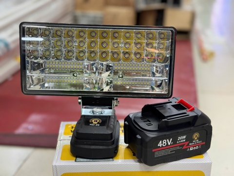 Đèn Sạc Di Động 84 Bóng - 20W (DÙNG PIN CHÂN RỜI)