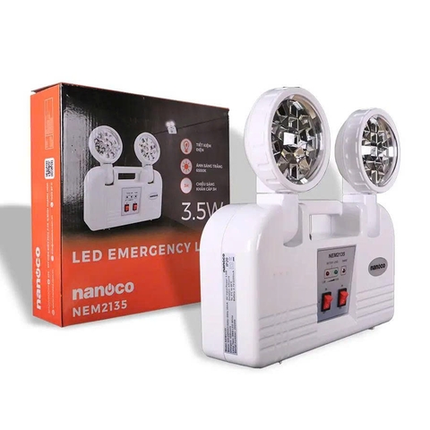 Đèn chiếu sáng khẩn cấp 3.7V 2.2A pin 3H NEM21351