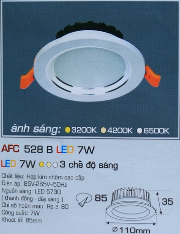 AFC 528B LED 7W