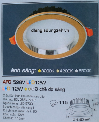 AFC 528V LED 12W