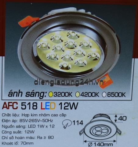 AFC 518 LED 12W