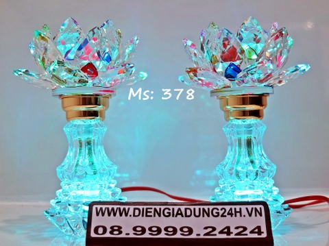 ĐÈN THỜ PHA LÊ CAO CẤP 378 - 7 MÀU