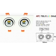 AFC 756/2 LED 3Wx2