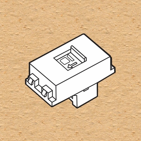 Ổ CẮM MẠNG CÓ MÀN CHE SINO S18CC - S18CC31RJ5E