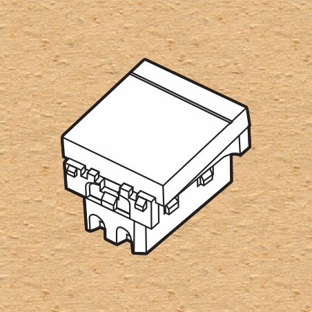 CÔNG TẮC 1 CHIỀU CỠ TRUNG VẠCH BẠC 16A SINO S18 - S18CCS/MA