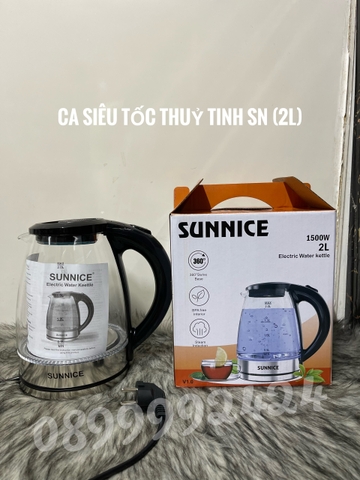 BÌNH ĐUN SIÊU TỐC, CA SIÊU TỐC THỦY TINH SUNNICE