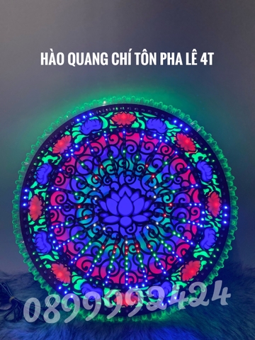 ĐÈN THỜ HÀO QUANG LED CHÍ TÔN PHA LÊ 25CM-30CM-40CM