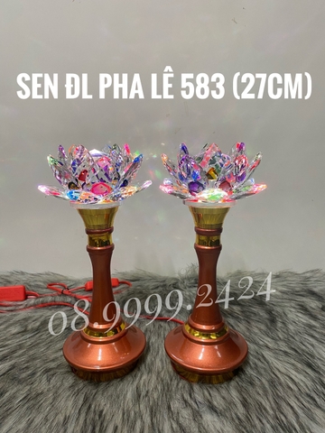 ĐÈN THỜ PHA LÊ CAO CẤP 583 (27cm) 1 CẶP