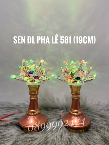 ĐÈN THỜ PHA LÊ CAO CẤP 581 (19cm) 1 Cặp