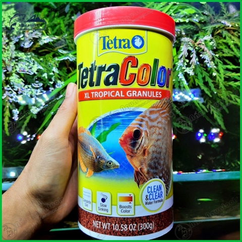 Thức ăn cá đĩa Tetra Color (300g) giàu dinh dưỡng giúp cá lên màu đẹp phát triển toàn diện, hàng cao cấp nhập khẩu tại Đức
