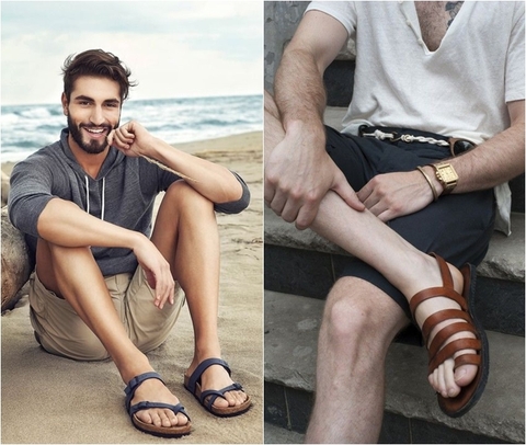 Bật mí cách diện sandal và dép nam cực “chuẩn”