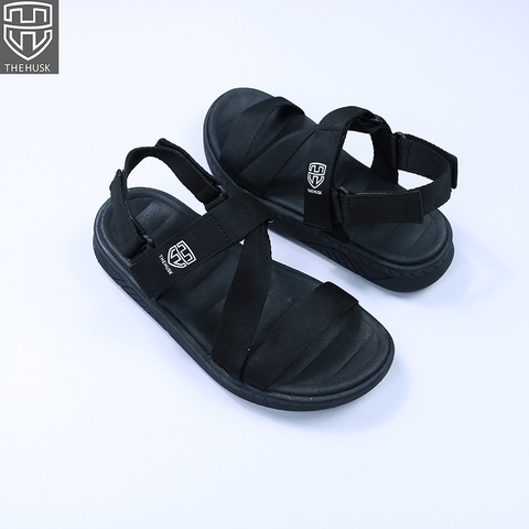 Sandals Unisex Quai Dù Đen Đế Đen - TH2