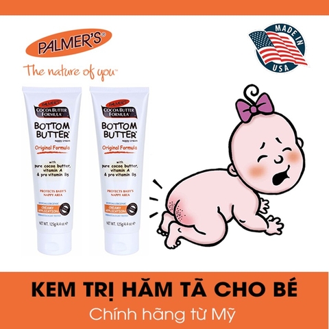 Kem Hỗ Trợ Điều Trị Và Ngăn Ngừa Hăm Tã Cho Bé 125ml Palmer's - MỸ