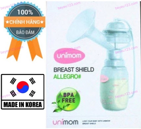 Size M - Bộ phụ kiện phễu chụp hút sữa dùng cho máy hút sữa điện đơn, đôi UNIMOM (Hàn Quốc)- Không kèm Matxa silicone