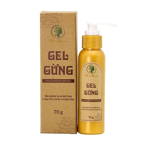 Gel gừng tan mỡ giảm eo Wonmom 70gram- An toàn cho Mẹ sau sinh (Việt Nam)