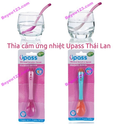 Thìa cảm ứng nhiệt TPR an toàn miệng cho bé UPASS (Thái Lan) - UP3021W
