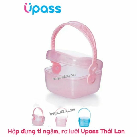 Hộp đựng ti ngậm, rơ lưỡi có quai Upass Thái Lan - UP4276N