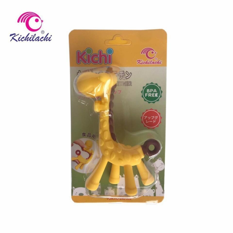 Kichilachi - Ngặm nướu Hươu cao cổ silicone an toàn cho bé