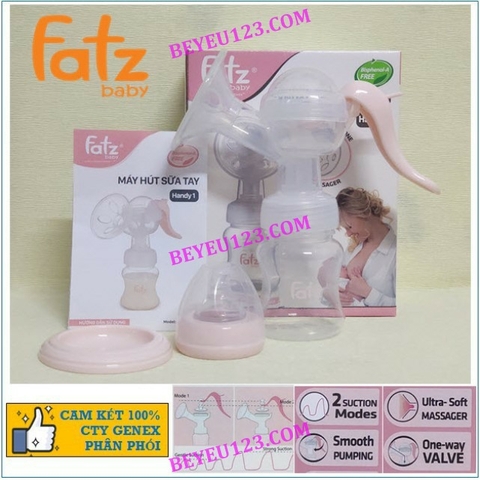 Máy hút sữa bằng tay có maxa silicon Handy 1 - FATZ FATZBABY FB1007SL - Trung Quốc