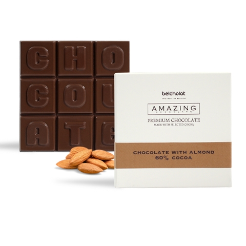 Amazing Chocolate with Almond 80g