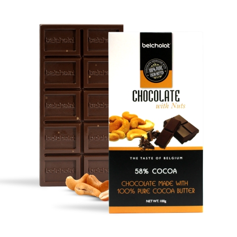 Thanh 100g Dark Chocolate With Nuts