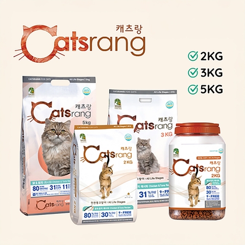 Thức ăn cho mèo Catsrang Hạt cho mèo mọi lứa tuổi - CutePets