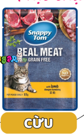 Pate Mèo Snappy Tom 85g