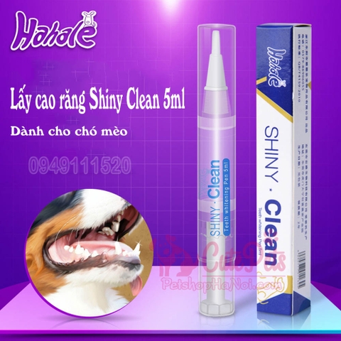 Bút lấy cao răng Shiny Clean 5ml dành cho chó mèo - Cutepets