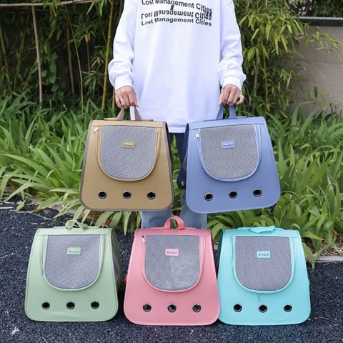 Balo vải đơn sắc Moorpet 35*30*26cm mã 170