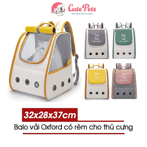 Balo vận chuyển Hello Cat 32x28x37cm Dành cho chó mèo dưới 8kg - Cutepets