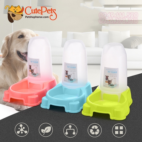 Bát ăn hoặc uống tự động 1.4L hình gấu - CutePets