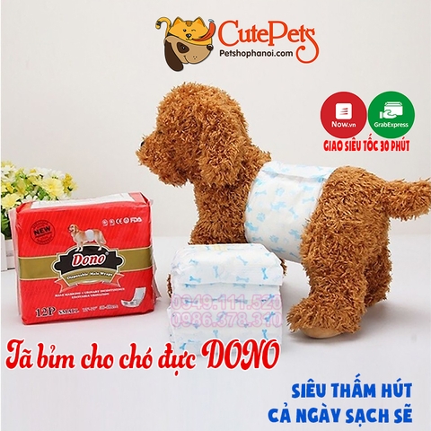 Bỉm cho chó đực DONO Tã quấn bụng chó đực - CutePets