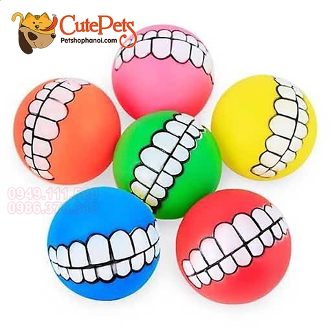 Bóng chút chít in hình hàm răng - CutePets