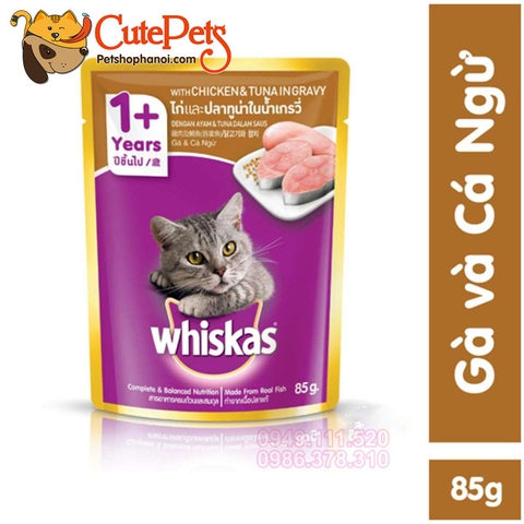 Pate Mèo lớn Whiskas Adult 80g