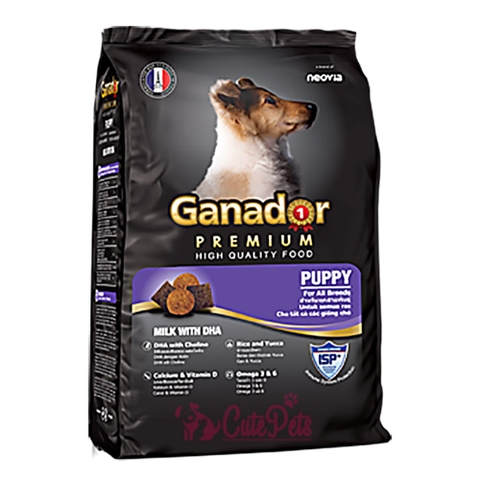 Ganador Puppy 500g Thức ăn cho chó Vị sữa và DHA - CutePets